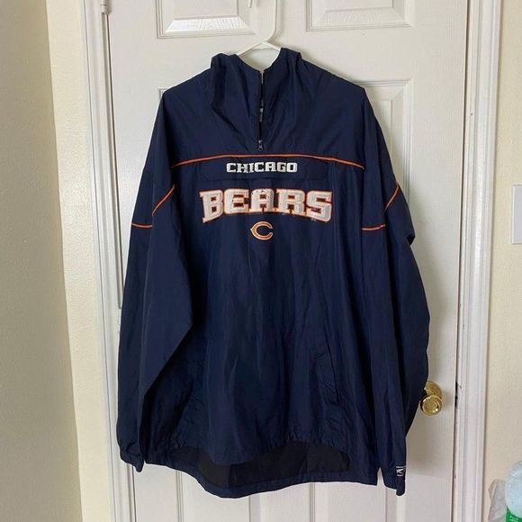 Reebok Other - Reebok Chicago Bears NFL Team Apparel Hoodie windbreaker